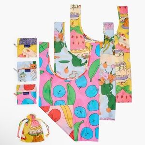 BAGGU Set of 3 Standard Bags with Pouches
